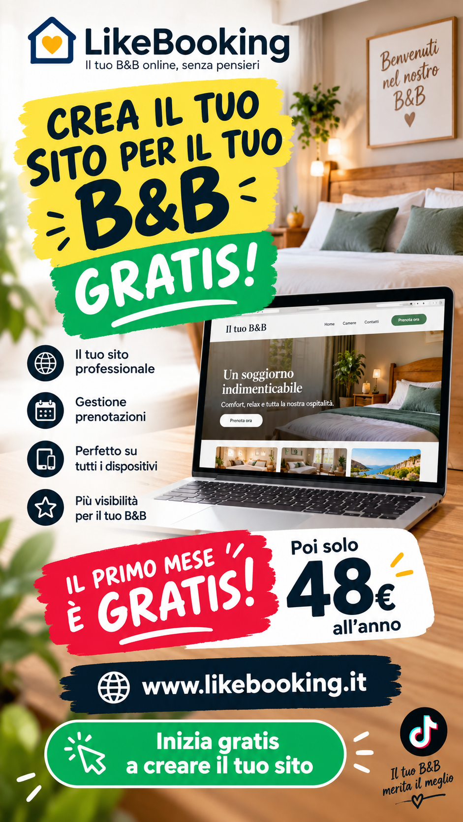 check in automatico B&B